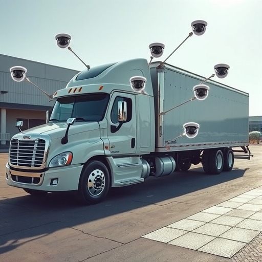 戴姆勒卡车北美公司推出全新外部摄像头系统 实现360度全方位视野(图1)