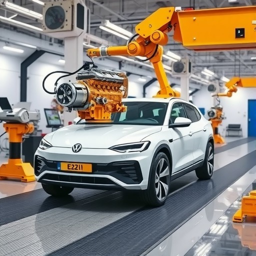 上汽大众第一台EA211黄金增程器正式下线(图1)