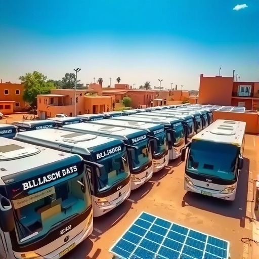 塞内加尔投运121辆纯电动公交车，全靠本土太阳能供电(图1)