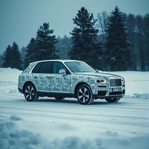 劳斯莱斯第二款纯电车型冬测谍照曝光(图1)