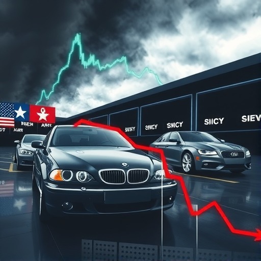 欧美车企股价下挫 因特朗普威胁对多国加征关税(图1)