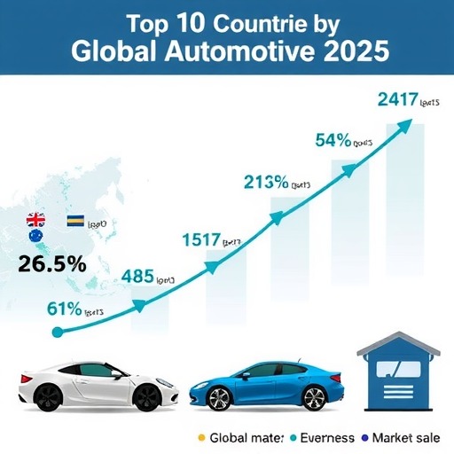 一图读懂2025全球汽车销量TOP10国家(图1)