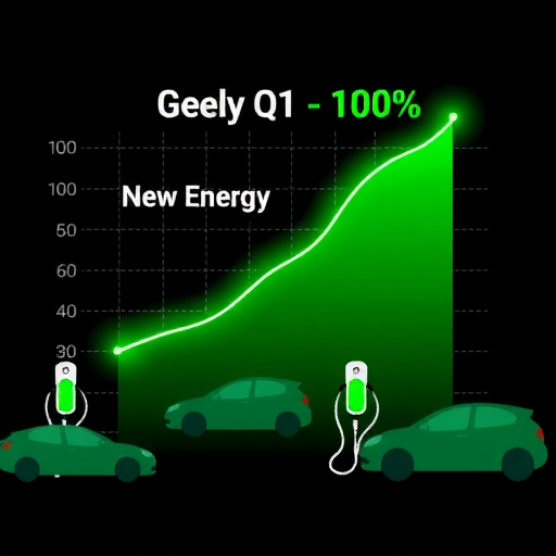 吉利一季度销量创新高，新能源渗透率超52%(图1)