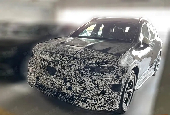 预计年内发布 奔驰GLC EV内饰谍照曝光