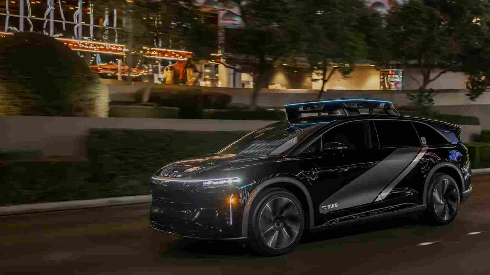 Lucid、Nuro与优步联合发布自动驾驶出租车