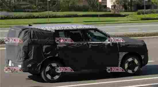 首次推出增程动力 新款现代胜达谍照曝光